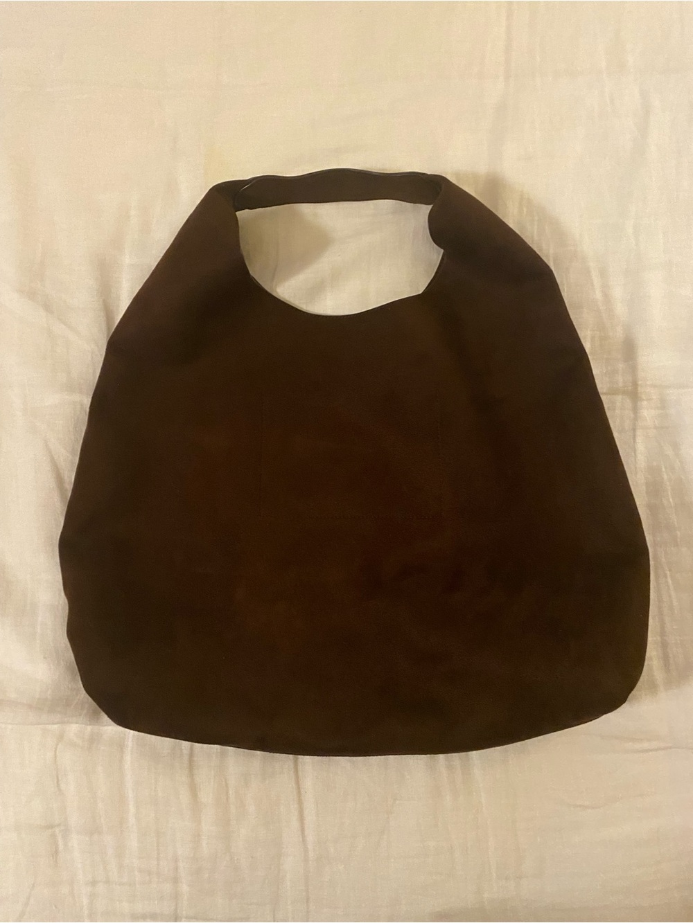 Gap Vegan Suede Slouchy Bag in Brown